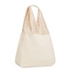 220gr/m² cotton beach bag in Brown