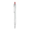 RPET push ball pen in Red