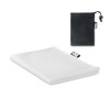 RPET sports towel and pouch in White