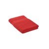Towel organic cotton 140x70cm in Red