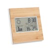 Weather station bamboo front in Brown