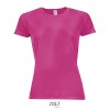 SPORTY WOMEN T-SHIRT POLYES in Pink