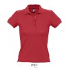 PEOPLE WOMEN'S POLO 210 in Red