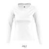 MAJESTIC LG SLEEVE T-SHIRT in White