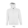 SLAM Unisex Hooded Sweater in White