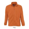 NORTH Zipped Fleece Jacket in Orange