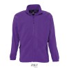 NORTH Zipped Fleece Jacket in Purple