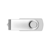 Twister USB Flash Drive in white