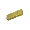 Metal Block USB Flash Drive in gold