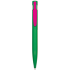 Harlequin Ballpen in green-pink-clip