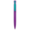 Harlequin Ballpen in purple-and-teal