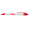 Calypso Ballpen in white-and-red