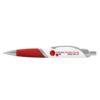 Ellipse Ballpen in white-and-red
