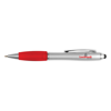 Curvy Stylus Ballpen in silver-and-red