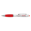 Curvy Stylus Ballpen in white-and-red