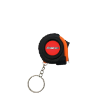 1m Tape Measure Keyring in Orange