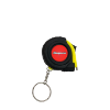 1m Tape Measure Keyring in Yellow