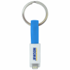 2-in-1 Keyring Charging Cable in Lightblue