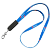 3-in-1 Charging Cable Lanyard in Black