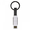 4-in-1 Keyring Charging Cable in Black