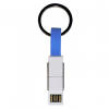 4-in-1 Keyring Charging Cable in Blue