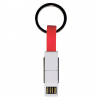 4-in-1 Keyring Charging Cable in Red