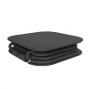 Edge Wireless Charger with Integrated Cable in Black