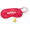 Eye Mask with Ear Plugs Set in Red