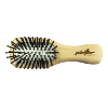 Mini Bamboo Hair Brush in Brown