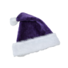 Plush Santa Hats in Purple