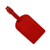 PU Leather Luggage Tag in Red