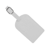 PU Leather Luggage Tag in White