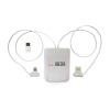 Retractable Charging Cable in White