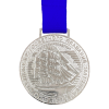 Soft Enamel Medal in Silver