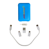 Travel Charging Set with Phone Stand in Lightblue