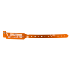 PVC Event Wristbands in Orange