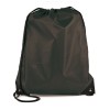 Pegasus Plus Promotional Polyester Drawstring Bag in Black