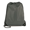 Pegasus Plus Promotional Polyester Drawstring Bag in Dark Grey