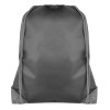 Black Coloured Trim Pegasus Drawstring Bag in Grey