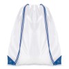 White Coloured Trim Pegasus Drawstring Bag in Royal Blue