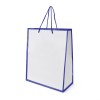 Newquay Medium Glossy Paper Bag in Blue