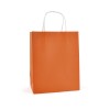 Brunswick Medium Coloured Paper Bag in Amber