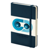Classic Pocket Hard Cover Notebook - Plain in blue