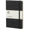 Classic Medium Hard Cover Notebook - Ruled in black