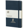 Classic Medium Hard Cover Notebook - Ruled in blue