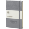 Classic Medium Hard Cover Notebook - Ruled in grey