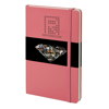 Classic Large Hard Cover Notebook - Ruled in pink