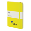 Classic Large Hard Cover Notebook - Ruled in yellow