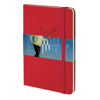 Classic Large Hard Cover Notebook - Square in red