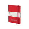 Classic Extra Large Hard Cover Notebook - Square in red